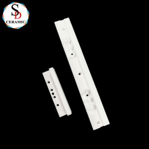 High Precision Zirconia Ceramic Angle Bracket Multi-Hole Ceramic Fixing Rail for Semiconductor Processing
