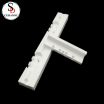 High Precision Zirconia Ceramic Angle Bracket Multi-Hole Ceramic Fixing Rail for Semiconductor Processing