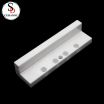 High Precision Zirconia Ceramic Angle Bracket Multi-Hole Ceramic Fixing Rail for Semiconductor Processing